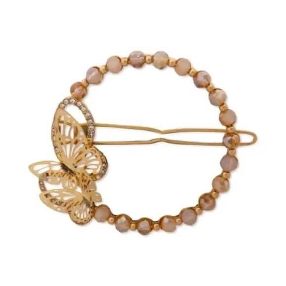 Gold Butterfly Hair Clip